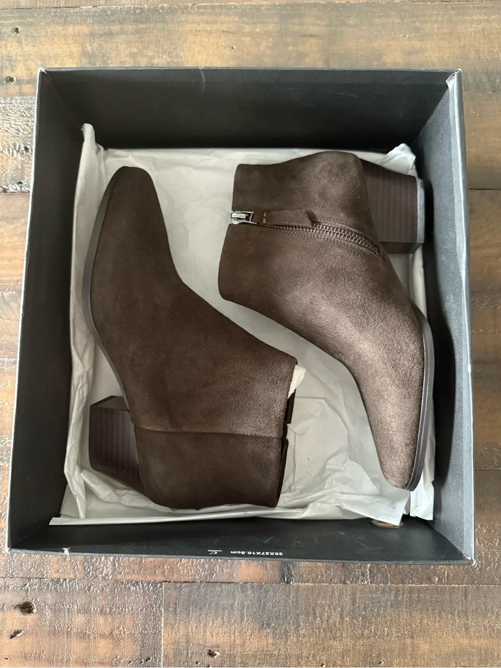 Banana Republic Everyday Bootie - Espresso Suede - Sz 6-NWT-Women’s Brown Suede
